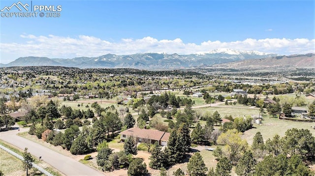 7210 Antelope Ln, Colorado Springs, CO 80920 - aerial view of mountains
