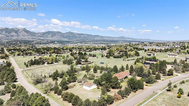 7210 Antelope Ln, Colorado Springs, CO 80920 - aerial view of mountains
