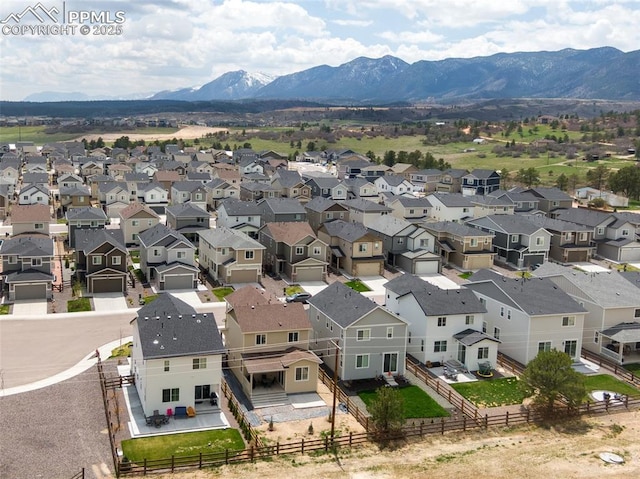 16470 Mountain Flax Dr, Monument, CO 80132 - aerial perspective of suburban area with a mountainous background