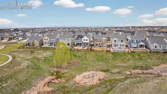aerial perspective of suburban area