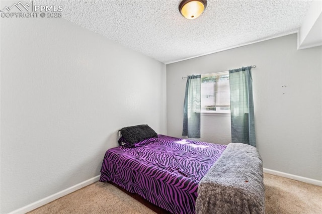 604 Blossom Field Rd, Fountain, CO 80817 - bedroom with carpet floors, baseboards, and a textured ceiling