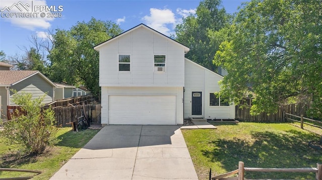 604 Blossom Field Rd, Fountain, CO 80817 - view of front facade featuring a garage and driveway