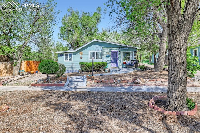 319 S Institute St, Colorado Springs, CO 80903 - view of front of home with fence