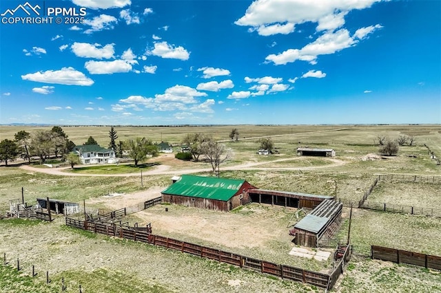 1475 S Peyton Hwy, Calhan, CO 80808 - aerial view of sparsely populated area