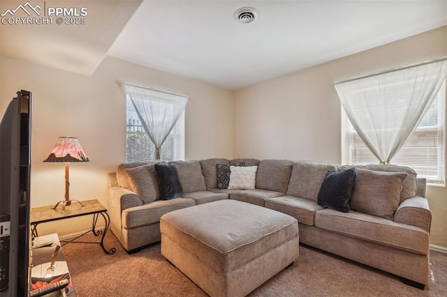 2744 La Strada Grande Hts, Colorado Springs, CO 80906 - view of carpeted living area
