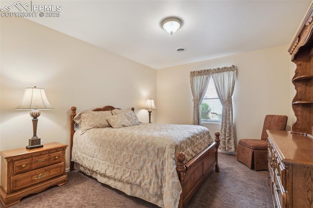 2744 La Strada Grande Hts, Colorado Springs, CO 80906 - bedroom featuring dark carpet