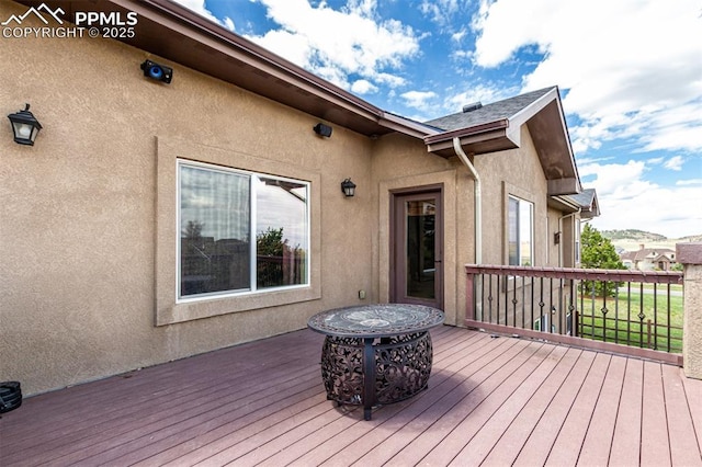 20097 Royal Troon Dr, Monument, CO 80132 - view of wooden deck