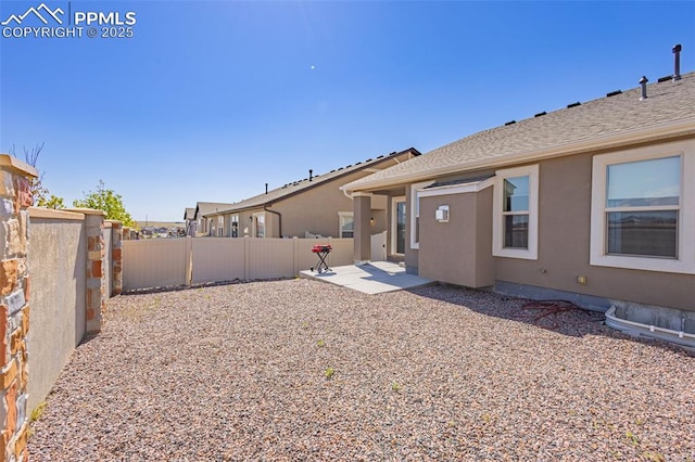 4473 Hessite Loop, Colorado Springs, CO 80938 - fenced yard with a patio area