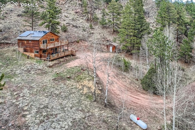 1978 High Chateau Rd, Florissant, CO 80816 - aerial view of property and surrounding area