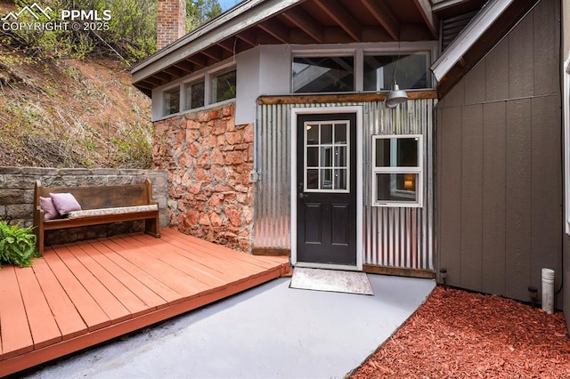 view of deck