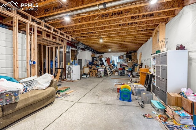 10282 Mt Lincoln Dr, Peyton, CO 80831 - view of unfinished below grade area