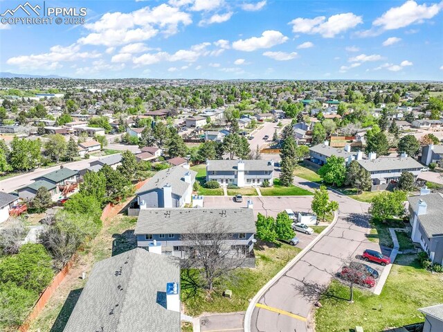 1223 Soaring Eagle Dr, Colorado Springs, CO 80915 - aerial perspective of suburban area