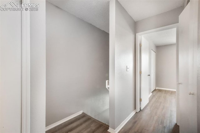 1223 Soaring Eagle Dr, Colorado Springs, CO 80915 - hall featuring wood finished floors and baseboards