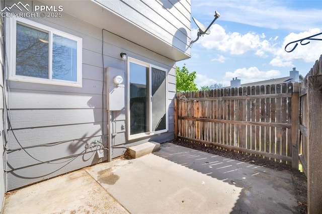1223 Soaring Eagle Dr, Colorado Springs, CO 80915 - view of patio with fence