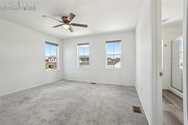 1145 Ibex Dr, Severance, CO 80550 - carpeted spare room featuring ceiling fan and baseboards