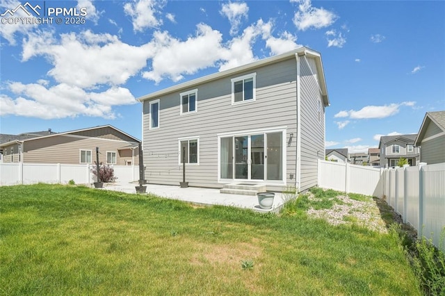 1145 Ibex Dr, Severance, CO 80550 - rear view of house with a patio area