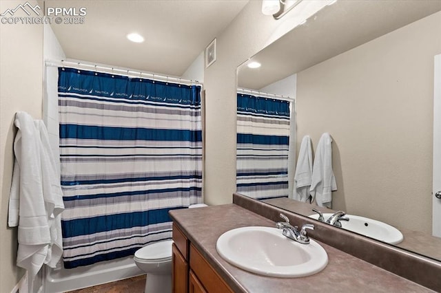 7890 Treehouse Ter, Fountain, CO 80817 - bathroom featuring vanity and recessed lighting