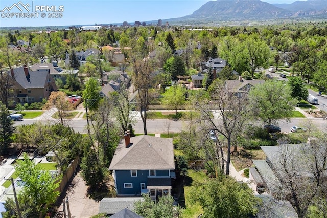 20 W Caramillo St, Colorado Springs, CO 80907 - aerial perspective of suburban area with a mountainous background