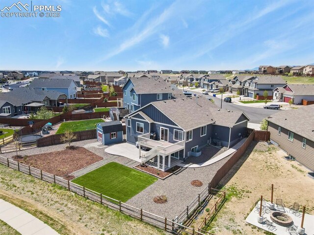 13124 Park Meadows Dr, Peyton, CO 80831 - aerial perspective of suburban area