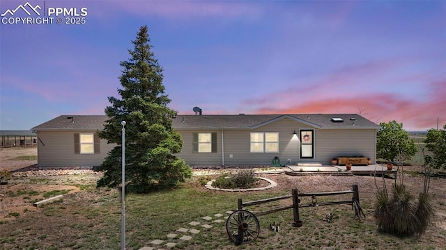 10635 Via Vaquaro Pt, Fountain, CO 80817 - view of back of property
