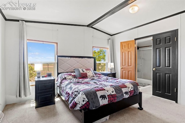 10635 Via Vaquaro Pt, Fountain, CO 80817 - carpeted bedroom with lofted ceiling