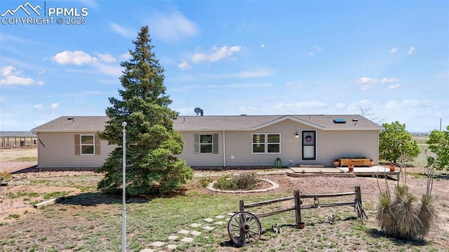 10635 Via Vaquaro Pt, Fountain, CO 80817 - back of house with fence