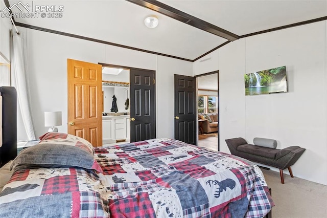 10635 Via Vaquaro Pt, Fountain, CO 80817 - bedroom featuring carpet flooring and ornamental molding