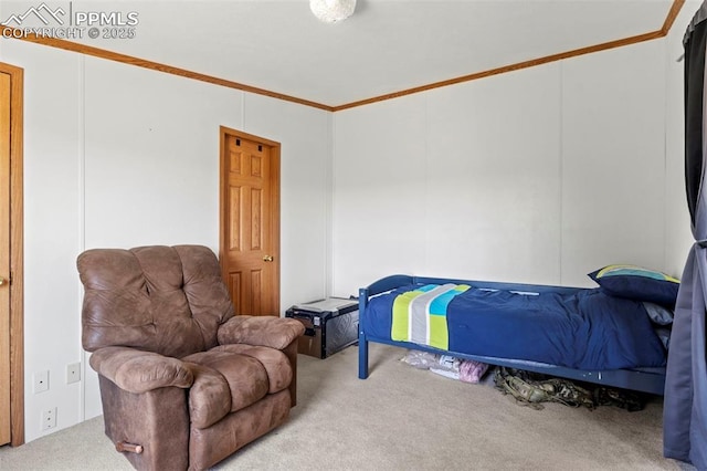 10635 Via Vaquaro Pt, Fountain, CO 80817 - carpeted bedroom featuring ornamental molding