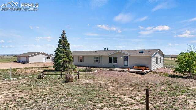 10635 Via Vaquaro Pt, Fountain, CO 80817 - view of front of property with a garage