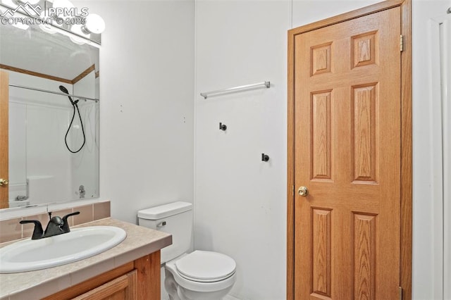 10635 Via Vaquaro Pt, Fountain, CO 80817 - full bathroom with toilet, vanity, and a shower