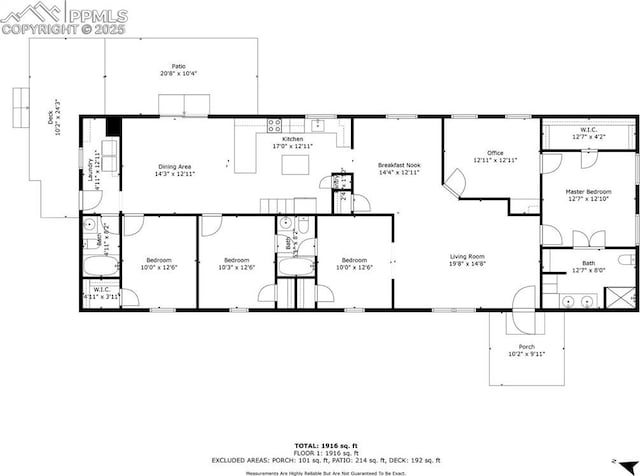 10635 Via Vaquaro Pt, Fountain, CO 80817 - floor plan / room layout