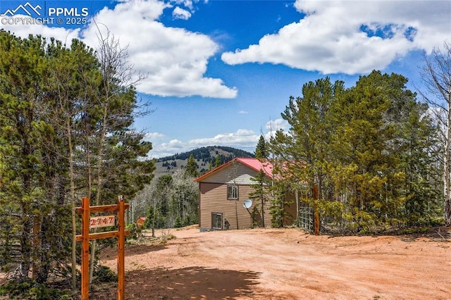 2747 County Road 61, Cripple Creek, CO 80813 - view of yard featuring a mountain view