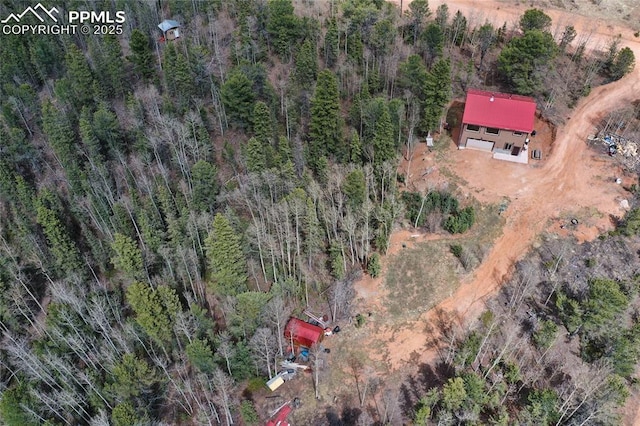 2747 County Road 61, Cripple Creek, CO 80813 - aerial view of property and surrounding area