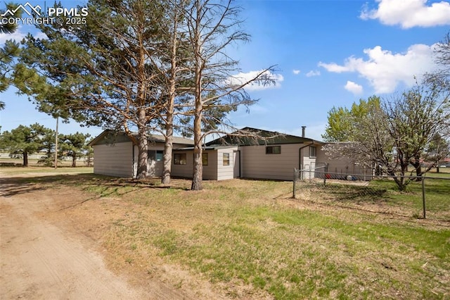 view of rear view of house