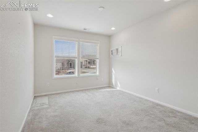 3197 Cool Meadow Pl, Castle Rock, CO 80104 - spare room with carpet, baseboards, and recessed lighting