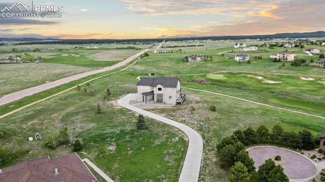19887 Kershaw Ct, Monument, CO 80132 - view of aerial view at dusk