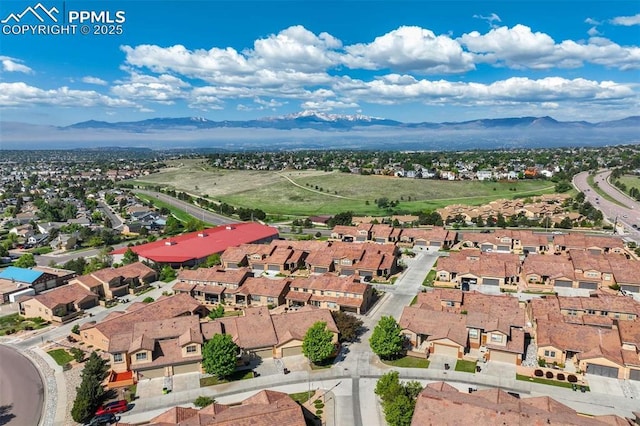 8396 Snow Cap Vw, Colorado Springs, CO 80920 - view of property location featuring a mountain backdrop and nearby suburban area
