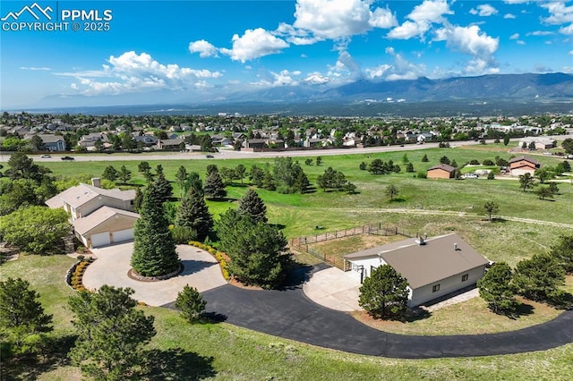 15635 Kingswood Dr, Colorado Springs, CO 80921 - aerial view of mountains