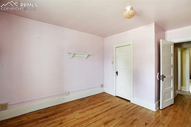 206 N 4th St, Victor, CO 80860 - empty room with light wood finished floors and baseboards