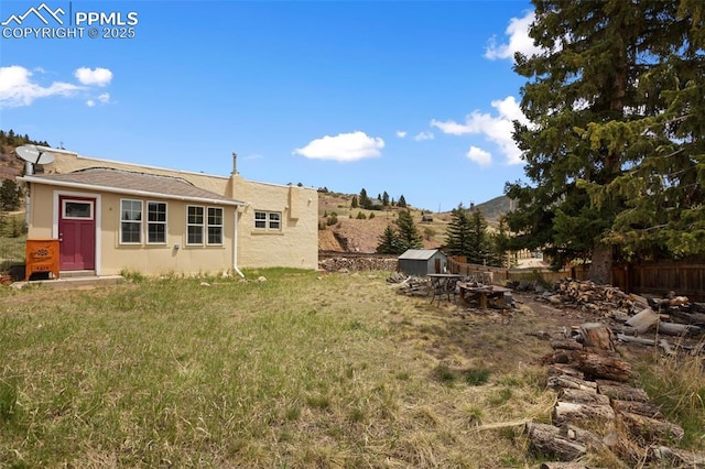 206 N 4th St, Victor, CO 80860 - view of yard