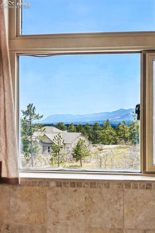 view of mountain backdrop