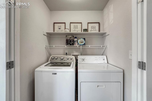 3793 Cadence Dr, Castle Rock, CO 80109 - laundry room with independent washer and dryer