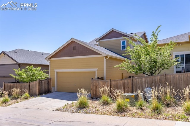 3793 Cadence Dr, Castle Rock, CO 80109 - view of front of house featuring a garage and concrete driveway