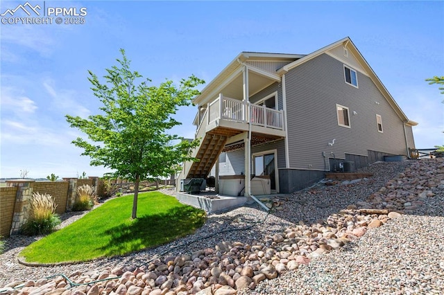 6646 Backcountry Loop, Colorado Springs, CO 80927 - back of house