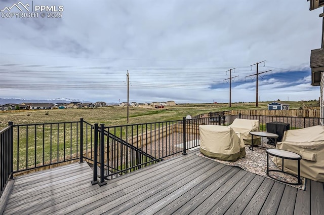 10394 Beckham St, Peyton, CO 80831 - view of wooden terrace