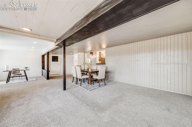 5362 S Cedar St, Littleton, CO 80120 - carpeted dining area featuring recessed lighting