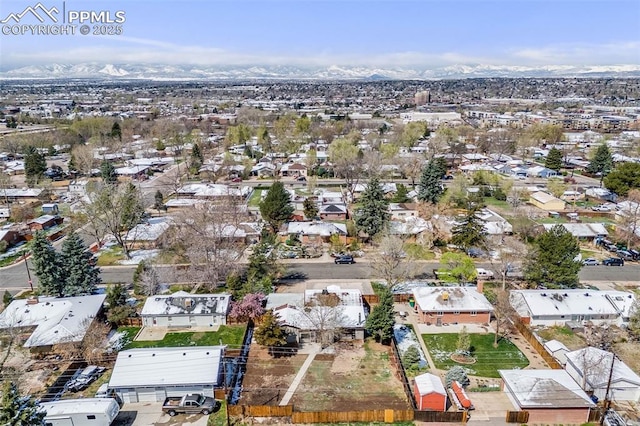 5362 S Cedar St, Littleton, CO 80120 - aerial view of property and surrounding area with nearby suburban area
