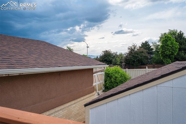 3905 Allgood Dr, Colorado Springs, CO 80911 - exterior view of roof with shingles