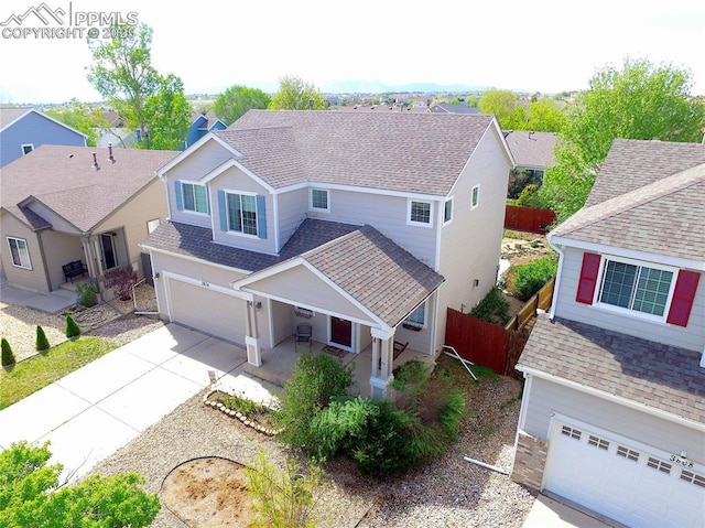 3808 Happy Jack Dr, Colorado Springs, CO 80922 - view from above of property