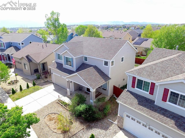 3808 Happy Jack Dr, Colorado Springs, CO 80922 - aerial perspective of suburban area